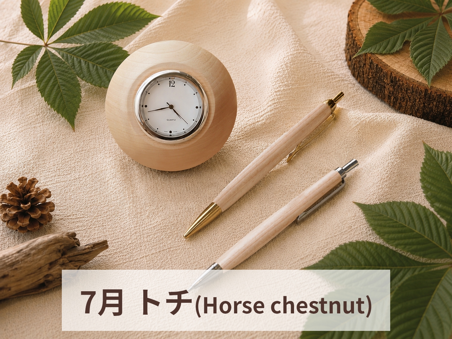 7月　トチ(Horse chestnut)